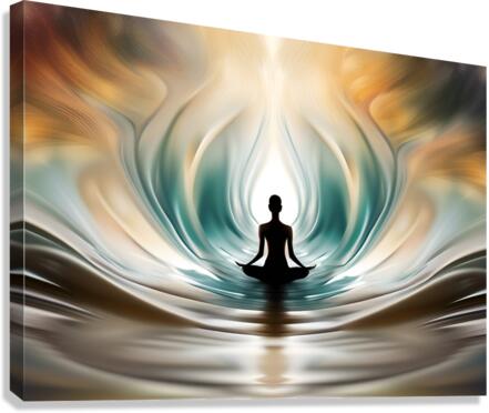 Zen Splash  Flow 04 Canvas Print