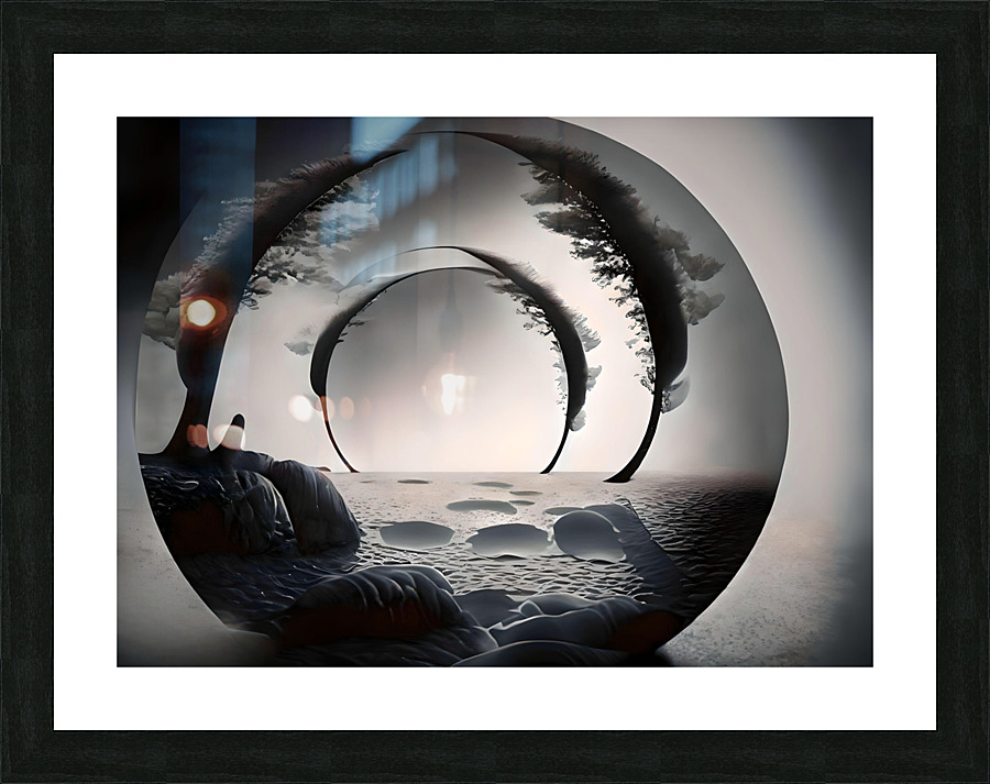 Shadowed Realities 04 Picture Frame print