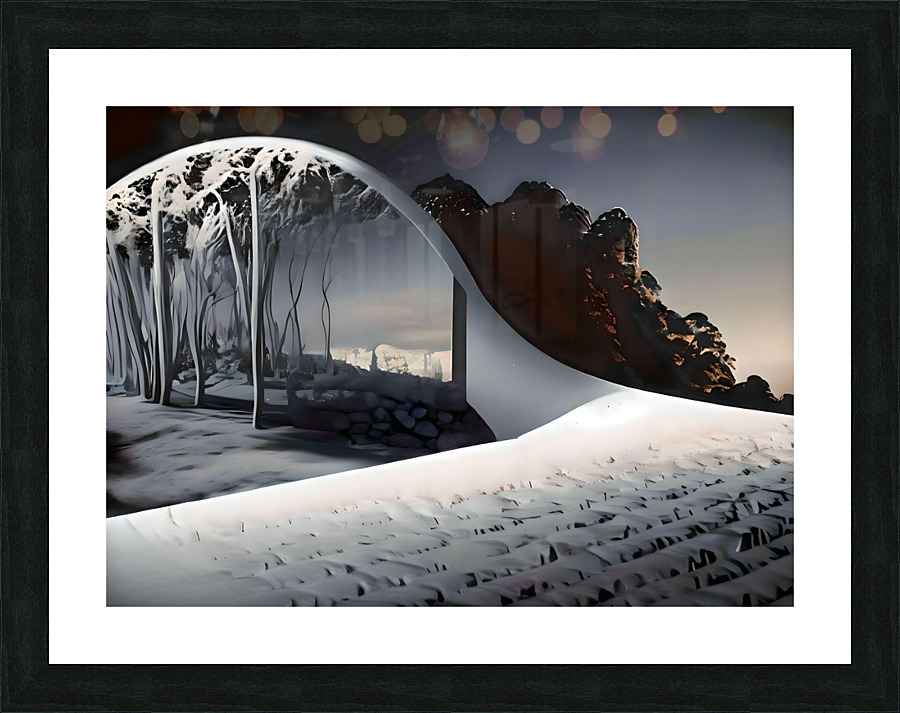 Shadowed Realities 01 Picture Frame print