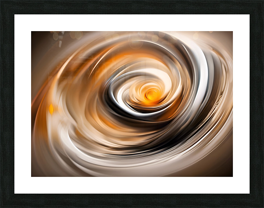 Zen Splash  Flow 03 Picture Frame print