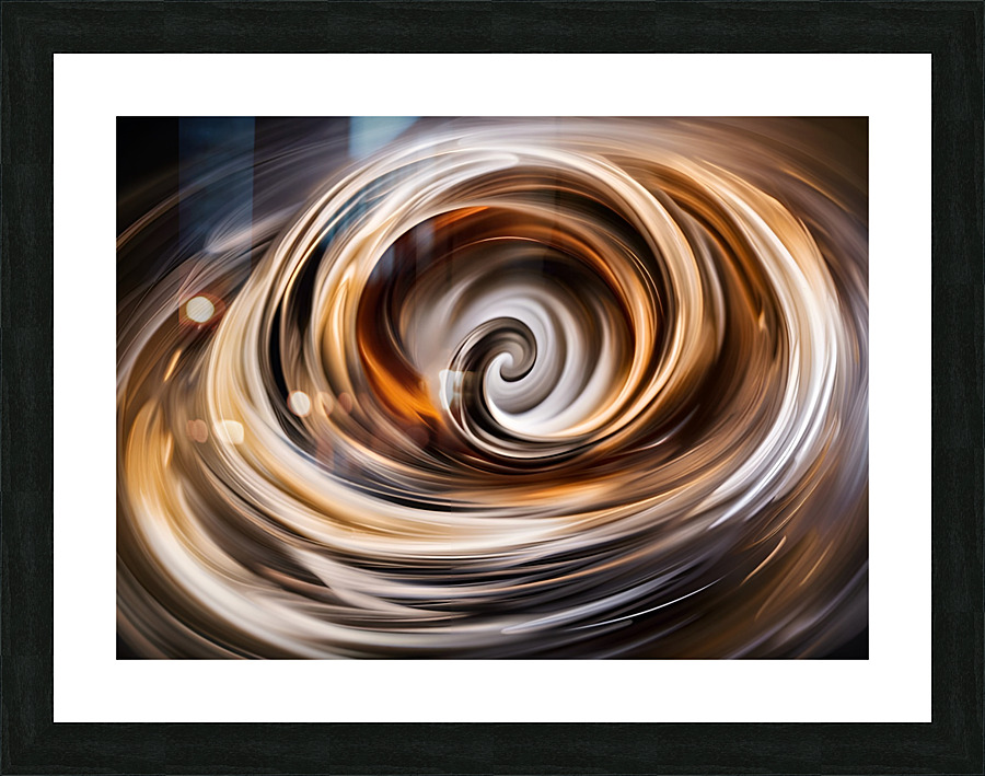 Zen Splash  Flow 07 Picture Frame print
