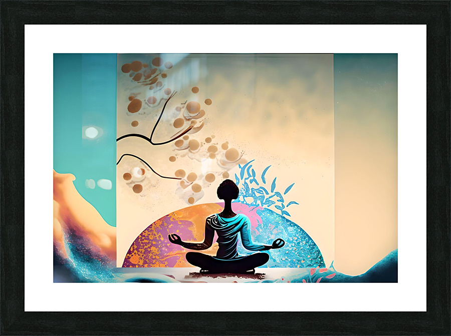 Serene Harmony Unveiled 21 Picture Frame print