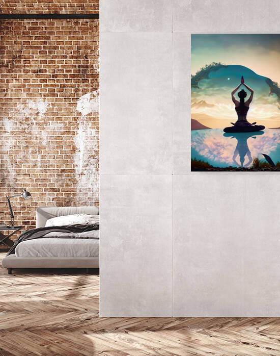 Serene Harmony Unveiled 15 by Mana Visual Art