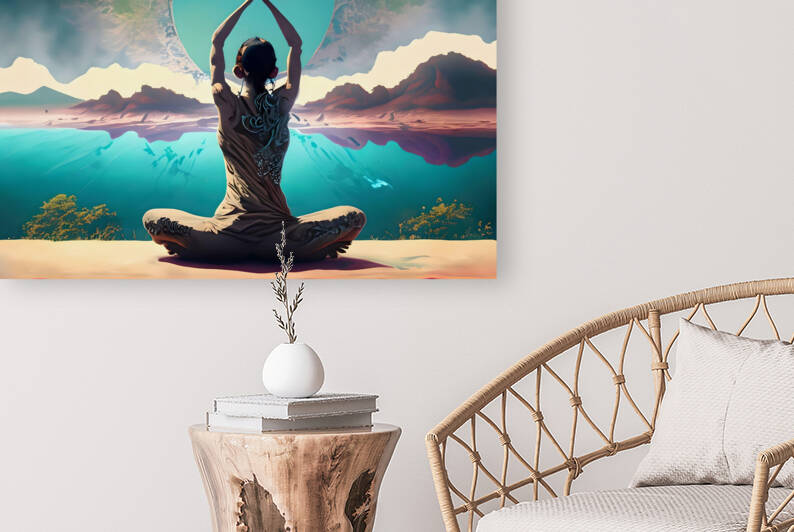 Serene Harmony Unveiled 13 by Mana Visual Art