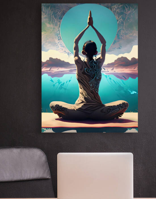 Serene Harmony Unveiled 14 by Mana Visual Art
