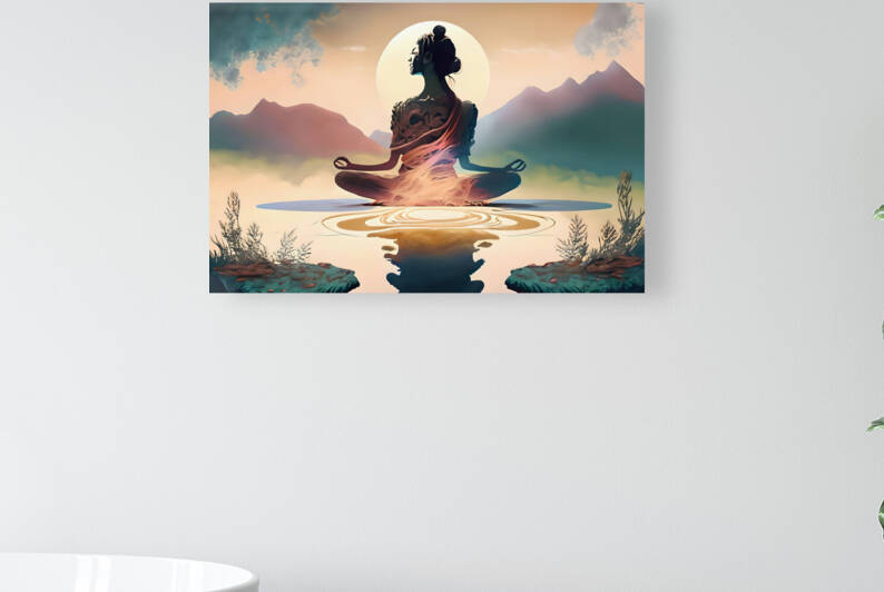 Serene Harmony Unveiled 07 by Mana Visual Art