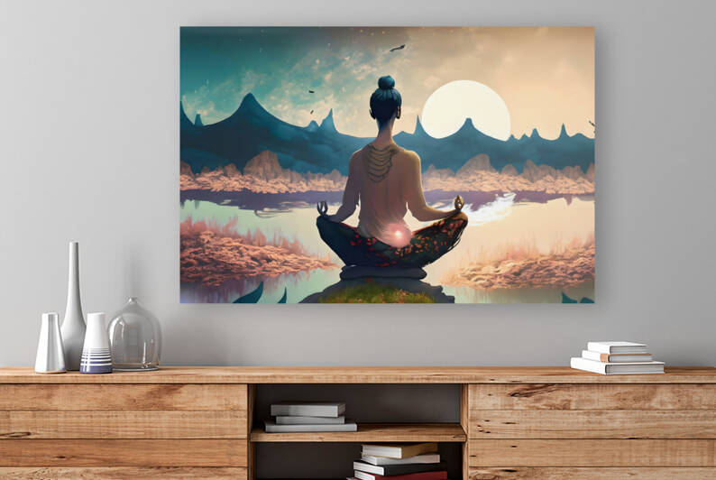 Serene Harmony Unveiled 01 by Mana Visual Art
