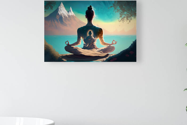 Serene Harmony Unveiled 12 by Mana Visual Art