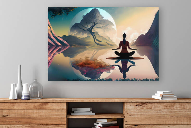 Serene Harmony Unveiled 03 by Mana Visual Art