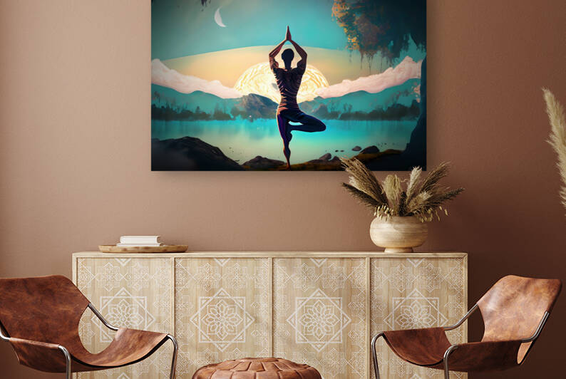 Serene Harmony Unveiled 08 by Mana Visual Art