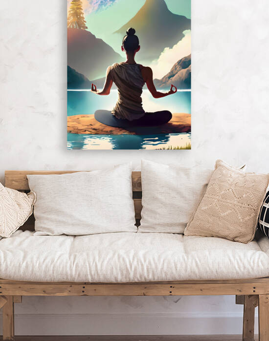 Serene Harmony Unveiled 19 by Mana Visual Art