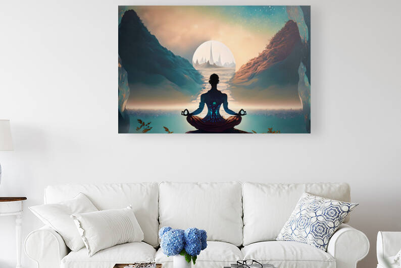 Serene Harmony Unveiled 10 by Mana Visual Art