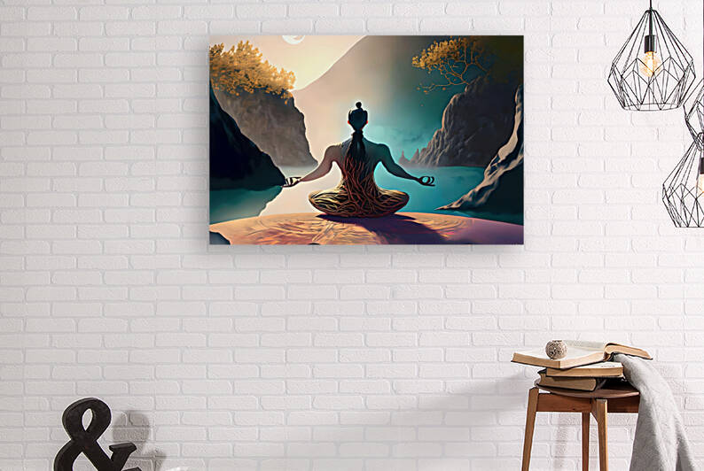Serene Harmony Unveiled 16 by Mana Visual Art