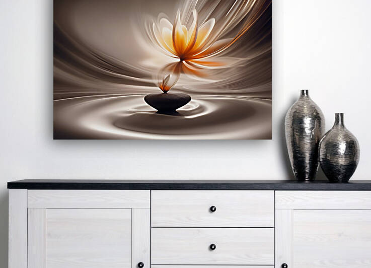 Zen Splash  Flow 06 by Mana Visual Art