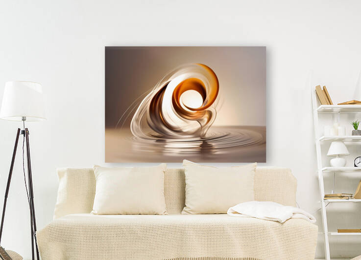 Zen Splash  Flow 05 by Mana Visual Art