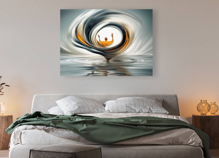 Zen Splash  Flow 11 by Mana Visual Art