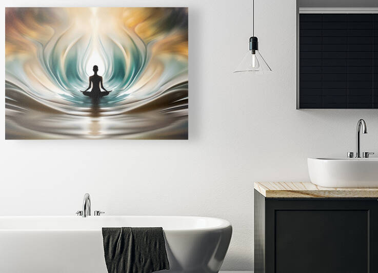 Zen Splash  Flow 04 by Mana Visual Art