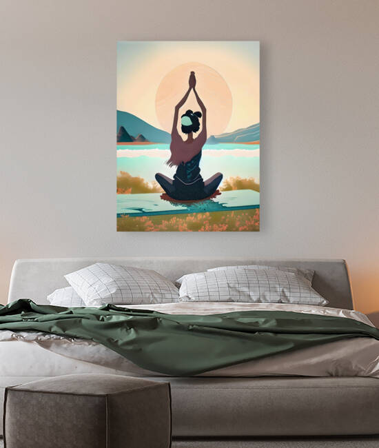 Serene Harmony Unveiled 27 by Mana Visual Art