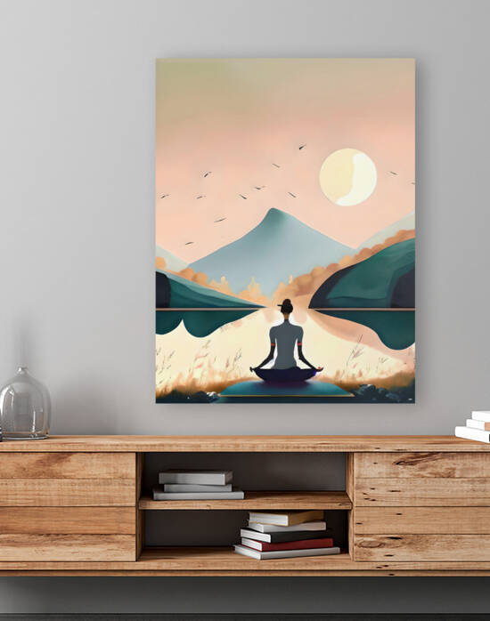 Serene Harmony Unveiled 29 by Mana Visual Art