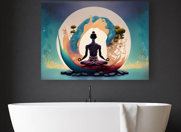 Serene Harmony Unveiled 24 by Mana Visual Art