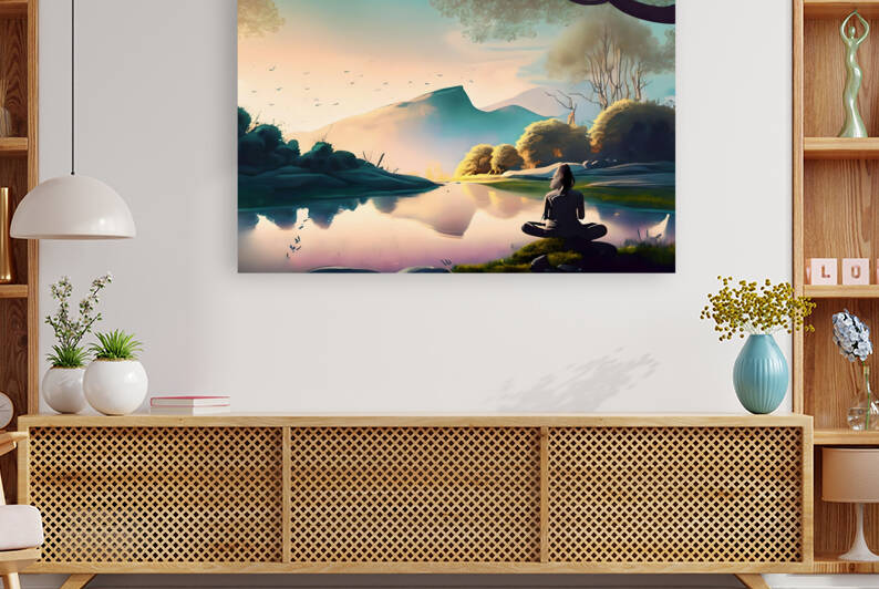 Serene Harmony Unveiled 30 by Mana Visual Art