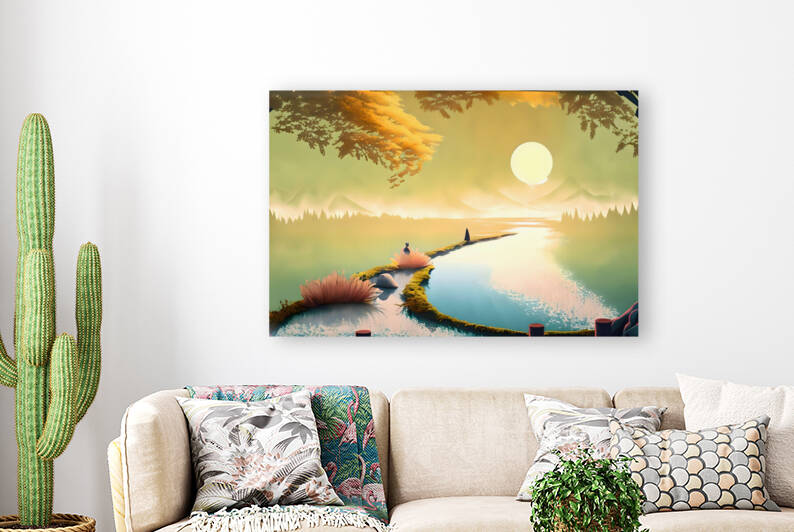 Serene Harmony Unveiled 31 by Mana Visual Art