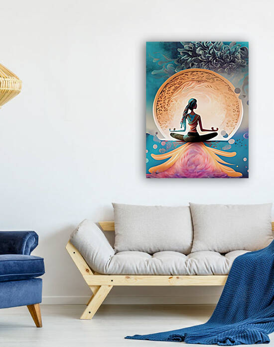 Serene Harmony Unveiled 20 by Mana Visual Art