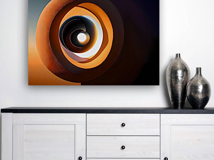 Captivating Balance of Yin Yang 46 by Mana Visual Art