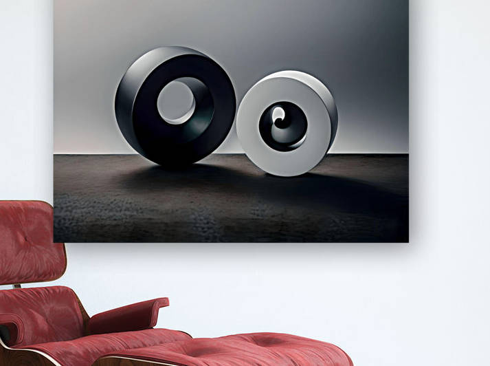 Captivating Balance of Yin Yang 36 by Mana Visual Art