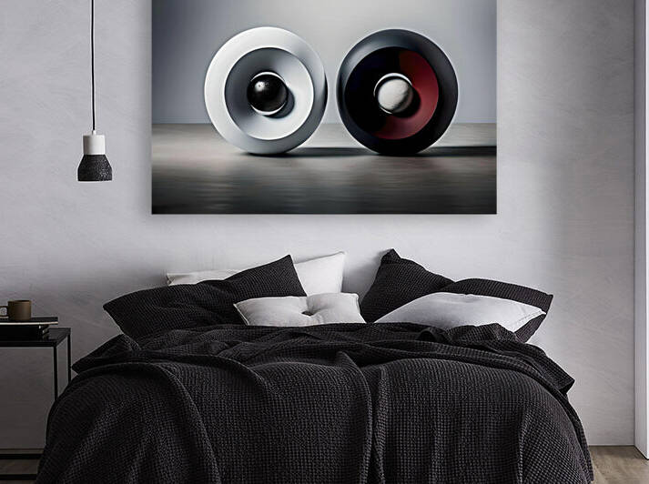 Captivating Balance of Yin Yang 35 by Mana Visual Art