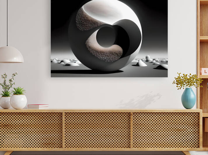 Captivating Balance of Yin Yang 5 by Mana Visual Art