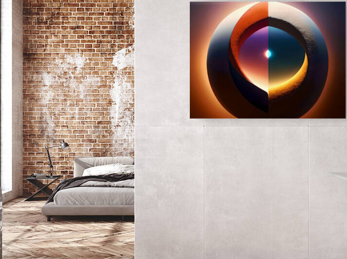 Captivating Balance of Yin Yang 18 by Mana Visual Art