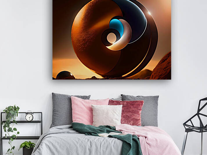 Captivating Balance of Yin Yang 49 by Mana Visual Art