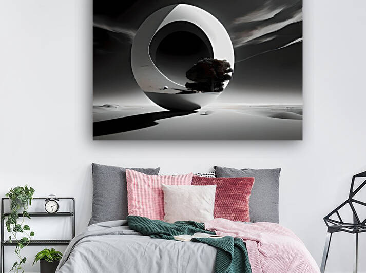 Captivating Balance of Yin Yang 42 by Mana Visual Art