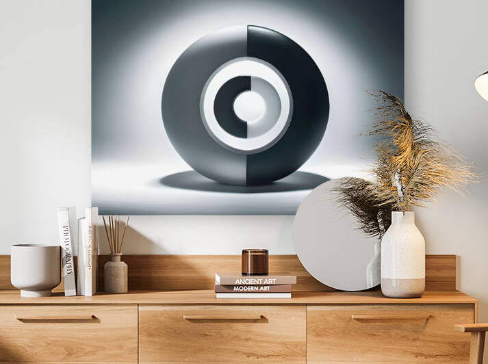 Captivating Balance of Yin Yang 34 by Mana Visual Art