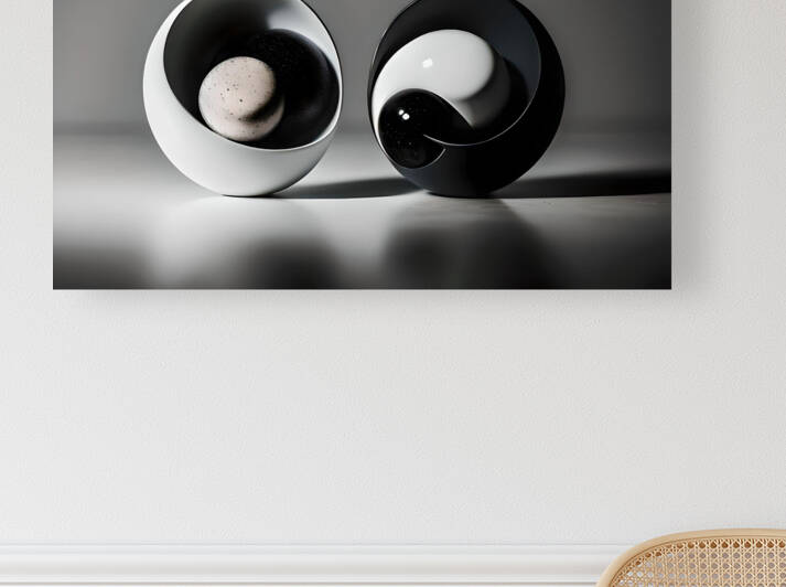 Captivating Balance of Yin Yang 19 by Mana Visual Art