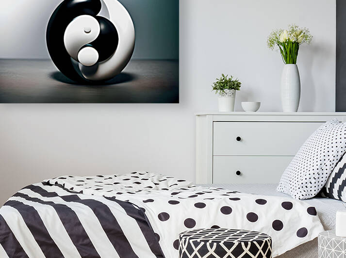 Captivating Balance of Yin Yang 22 by Mana Visual Art