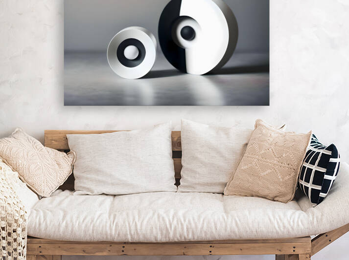 Captivating Balance of Yin Yang 29 by Mana Visual Art