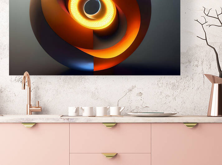 Captivating Balance of Yin Yang 47 by Mana Visual Art