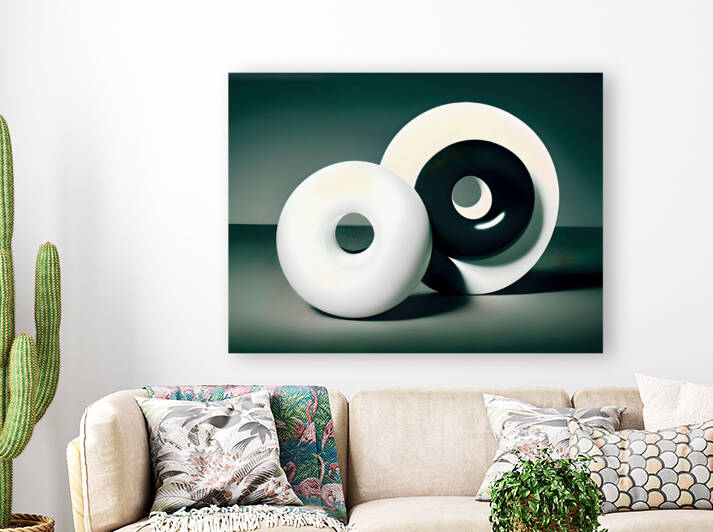 Captivating Balance of Yin Yang 38 by Mana Visual Art