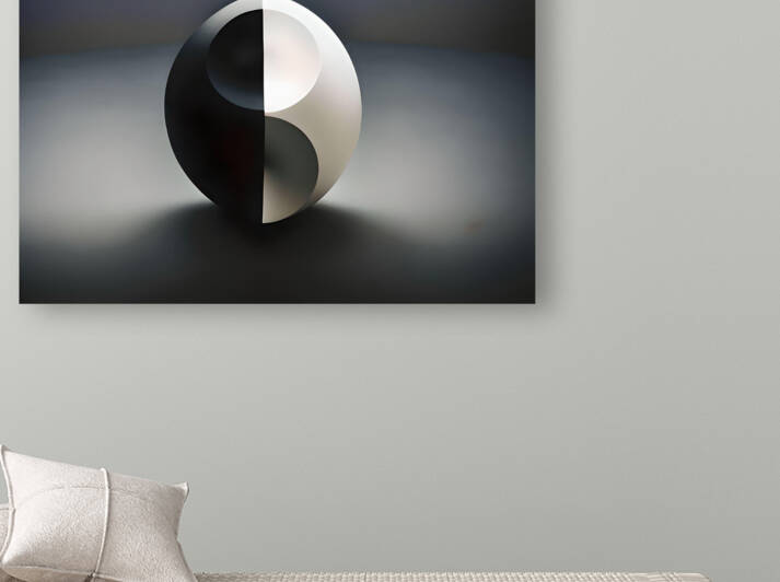 Captivating Balance of Yin Yang 37 by Mana Visual Art
