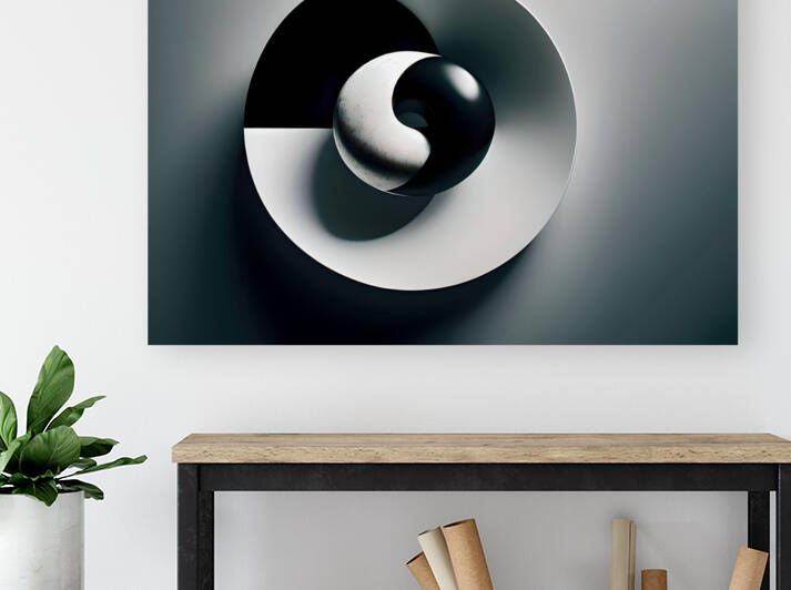 Captivating Balance of Yin Yang 33 by Mana Visual Art