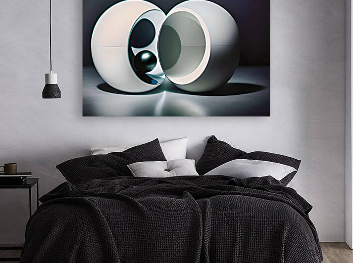 Captivating Balance of Yin Yang 20 by Mana Visual Art