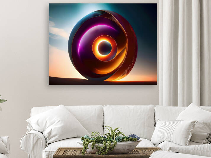 Captivating Balance of Yin Yang 56 by Mana Visual Art