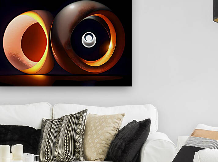 Captivating Balance of Yin Yang 55 by Mana Visual Art