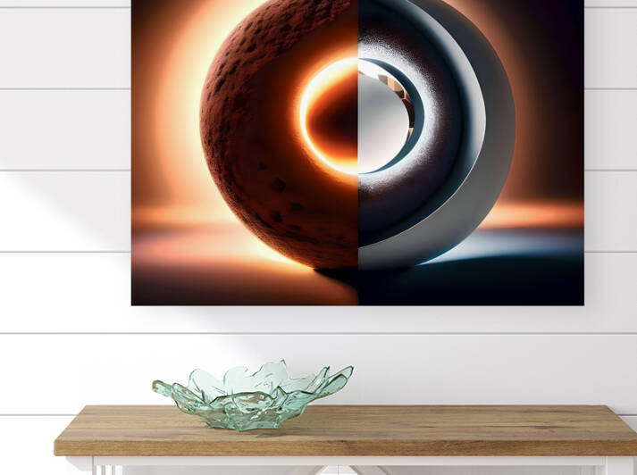 Captivating Balance of Yin Yang 52 by Mana Visual Art