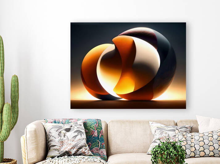 Captivating Balance of Yin Yang 57 by Mana Visual Art