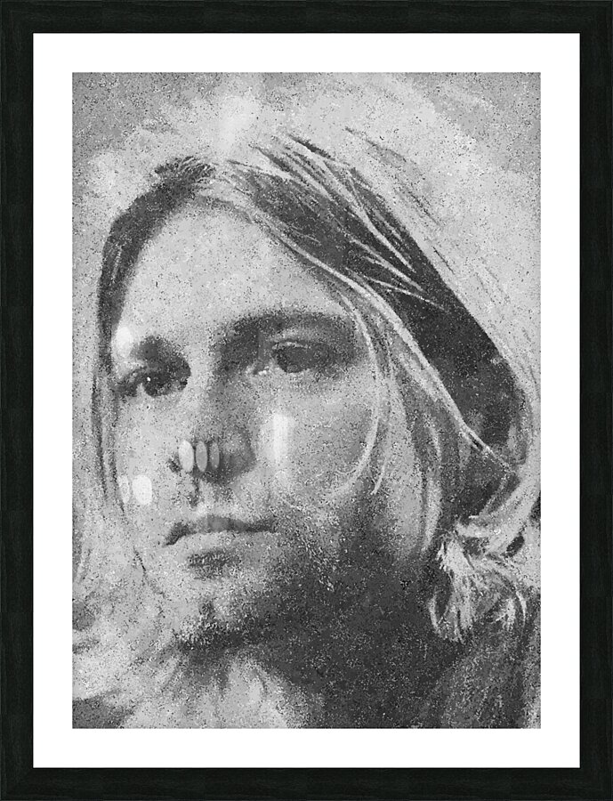 Kurt Cobain 1 Picture Frame print
