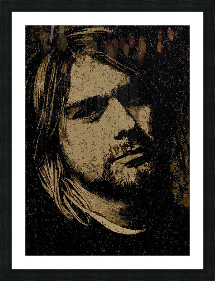 Kurt Cobain 1 Picture Frame print