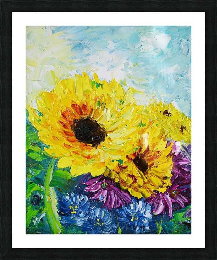 Sunflowers Picture Frame print